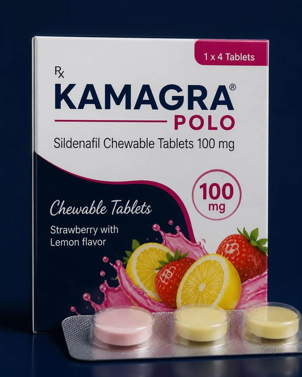 Kamagra POLO Fruchtbonbons — 100 mg Kamagra Produkte